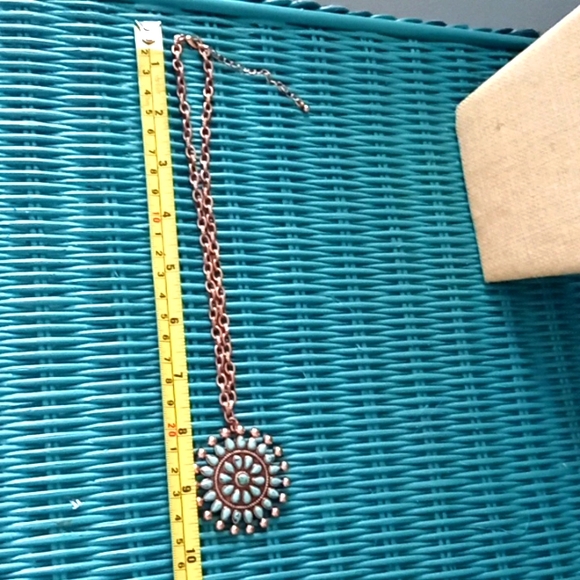 New Copper Turquoise Necklace - Picture 6 of 7